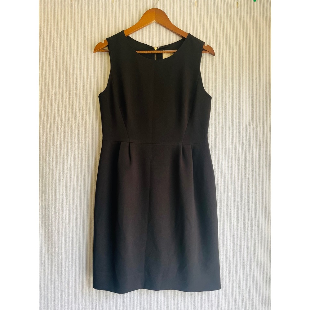 Kate Spade New York Sleeveless Little Black Dress Gold Zipper Women's Size 6